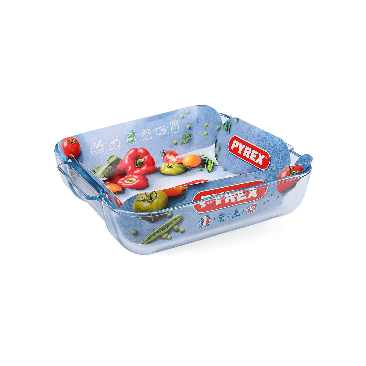 Teglia da Cucina Pyrex Classic Quadrato Trasparente Vetro 25 x 22 x 6 cm (6 Unità) 3 S2706676_1