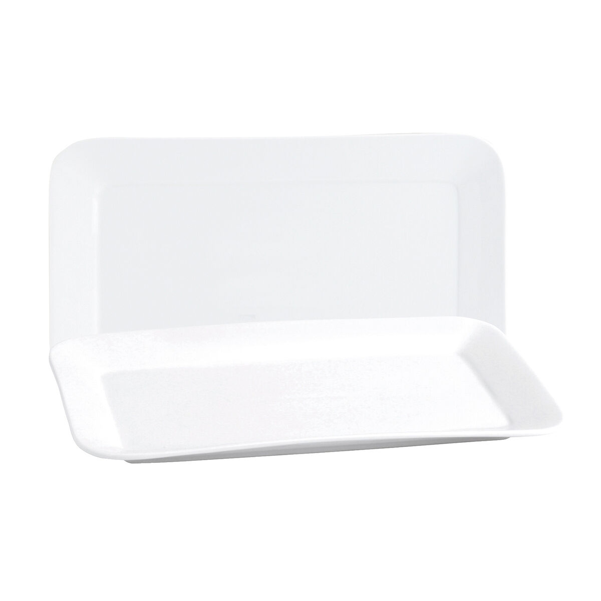 Teglia da Cucina Quid Basic Rettangolare Ceramica Bianco (35,8 x 21 cm) (6 Unità) 3 S2707581_1