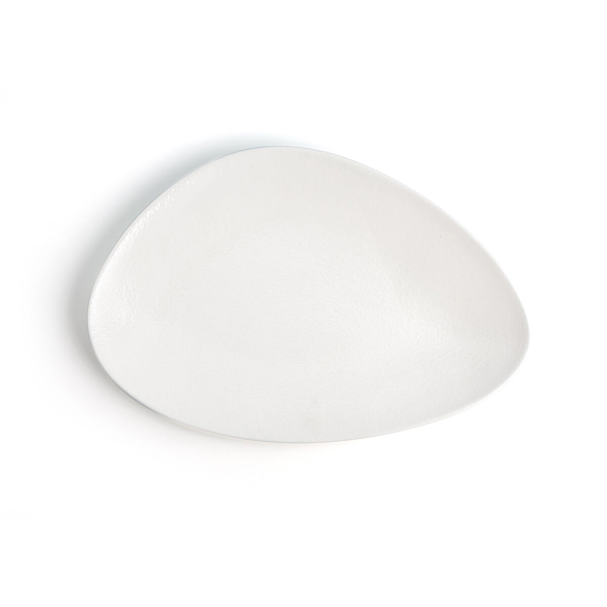 Piatto da pranzo Ariane Antracita Triangolare Bianco Ceramica Ø 29 cm (6 Unità) 4 S2708013_2