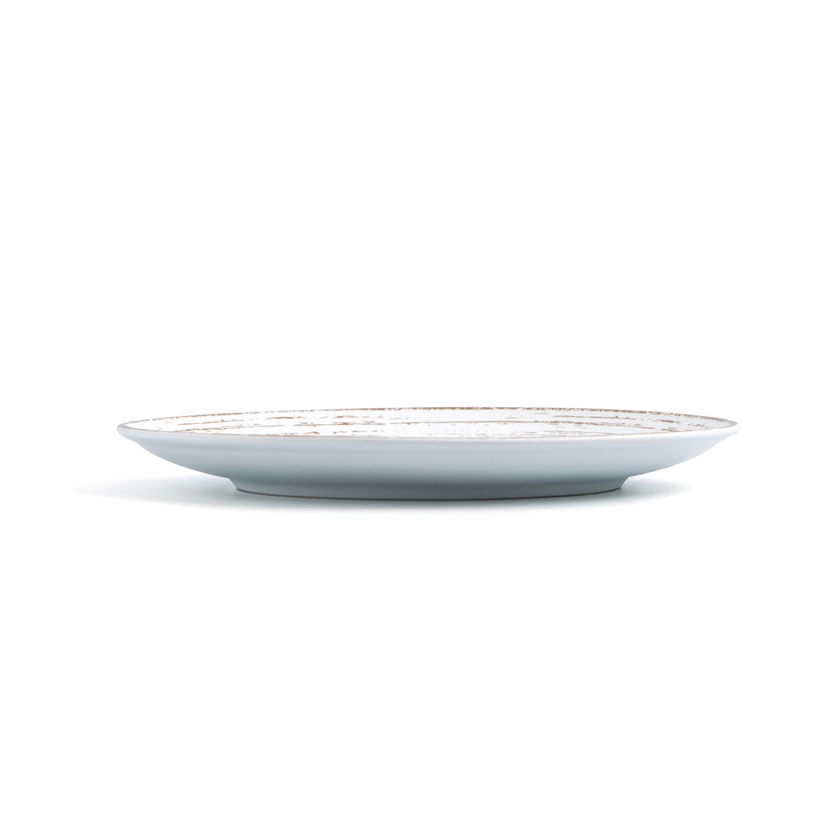 Piatto da pranzo Ariane Tornado White Bicolore Ceramica Ø 21 cm (12 Unità) 5 S2708023_3