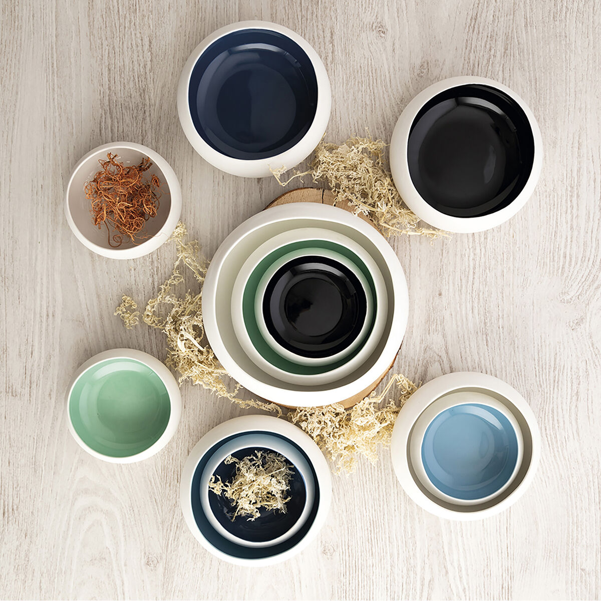 Ciotola per Aperitivi Ariane Organic Azzurro Ceramica (6 Unità) 5 S2708072_3