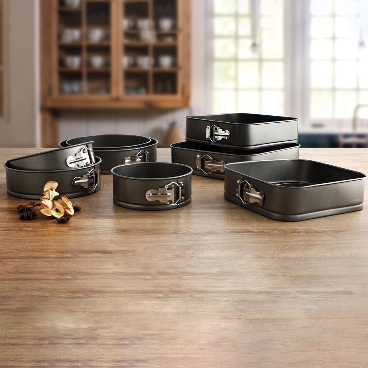 Stampo per Dolci Quid Sweet Grey Nero Metallo 24 cm (12 Unità) 4 S2708109_2