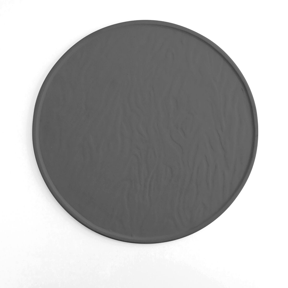 Sotto Piatto Quid Mineral Gres Ceramica Nero Ø 33 cm (6 Unità) 4 S2708280_2