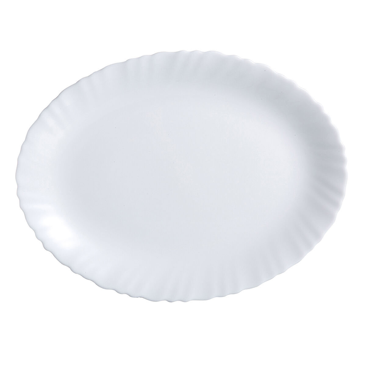 Teglia da Cucina Luminarc Feston Ovale Bianco Vetro (Ø 33 cm) (6 Unità) 3 S2709175_1