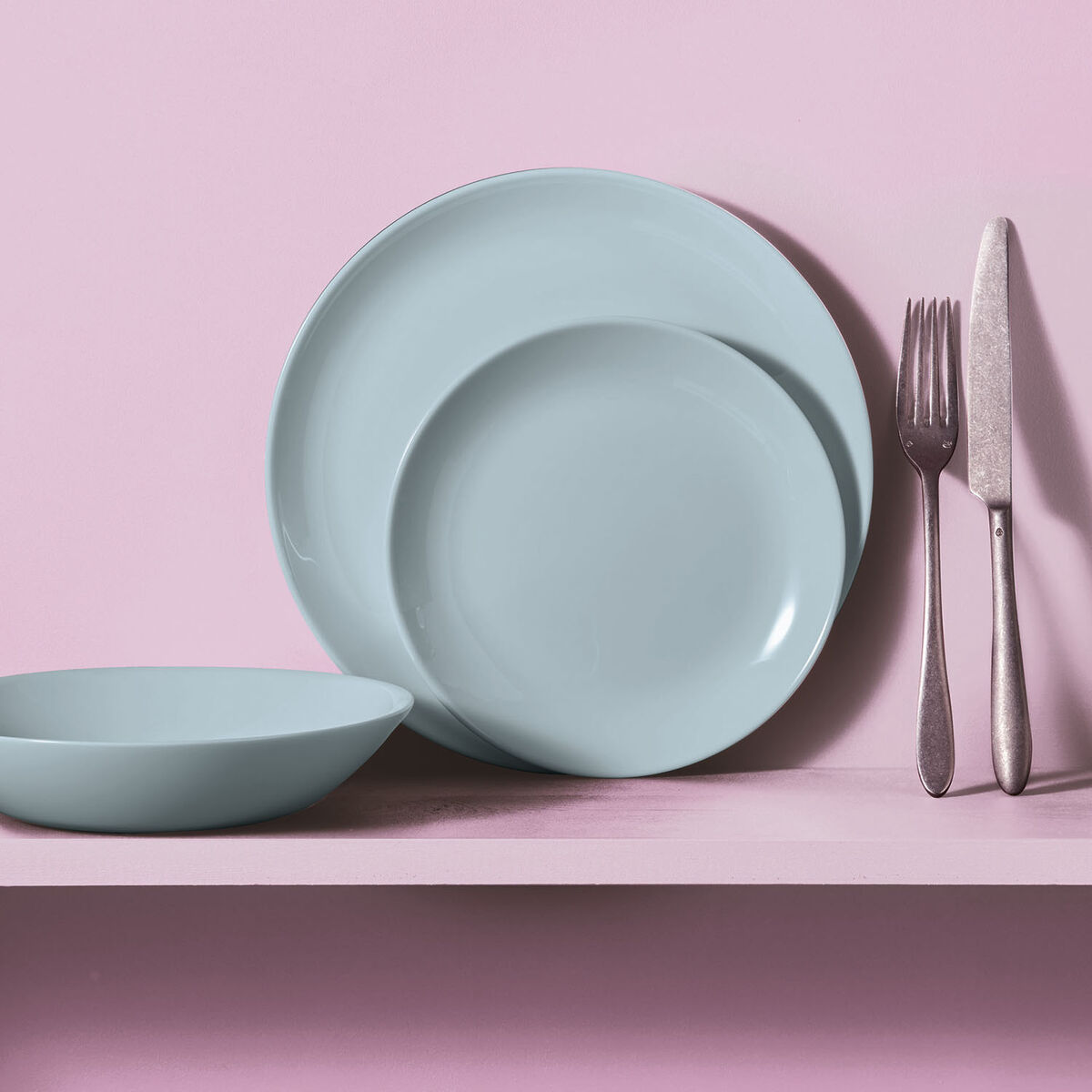 Piatto da Dolce Luminarc Diwali Paradise Azzurro Vetro 19 cm (24 Unità) 3 S2711646_1