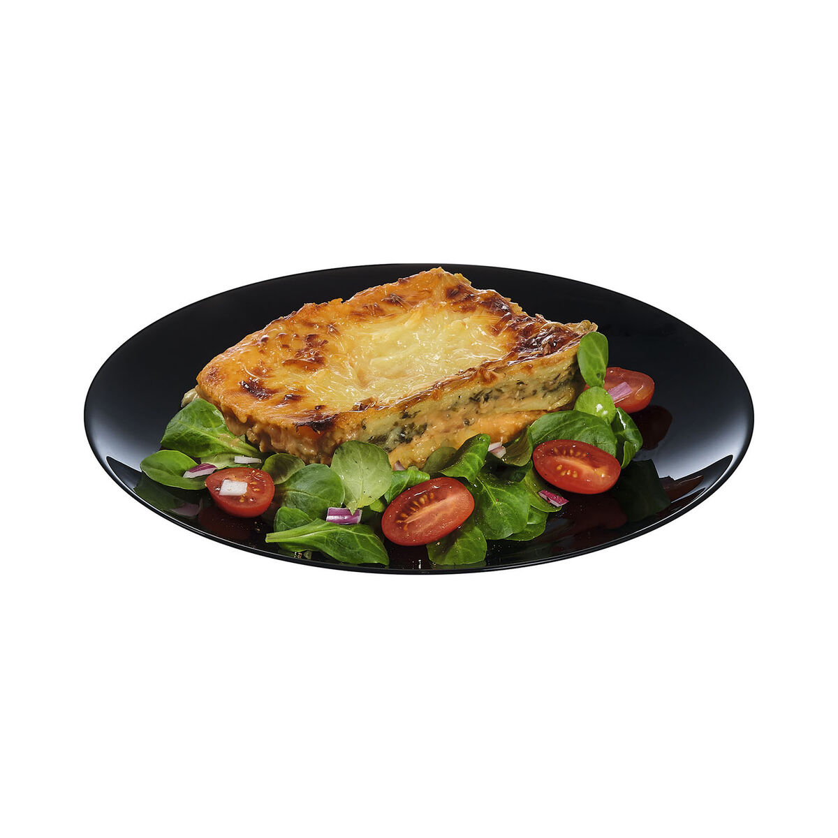 Piatto da pranzo Luminarc Zelie Negro Nero Vetro Ø 25 cm (12 Unità) 3 S2712117_1