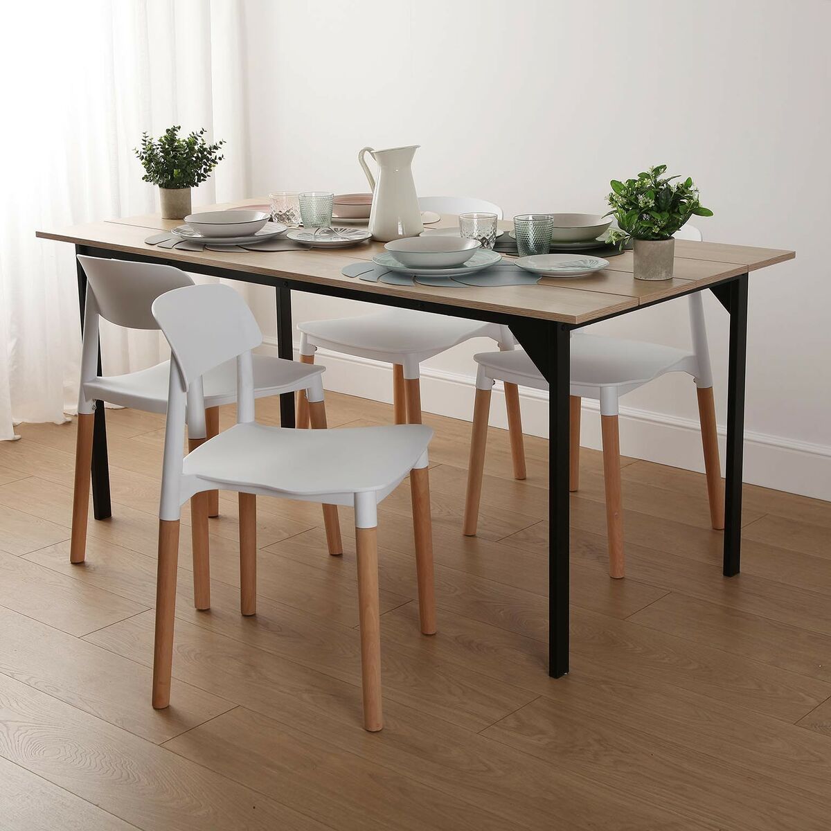 Sedia Versa Bianco 45 x 76 x 42 cm (4 Unità) 4 S3412494_2