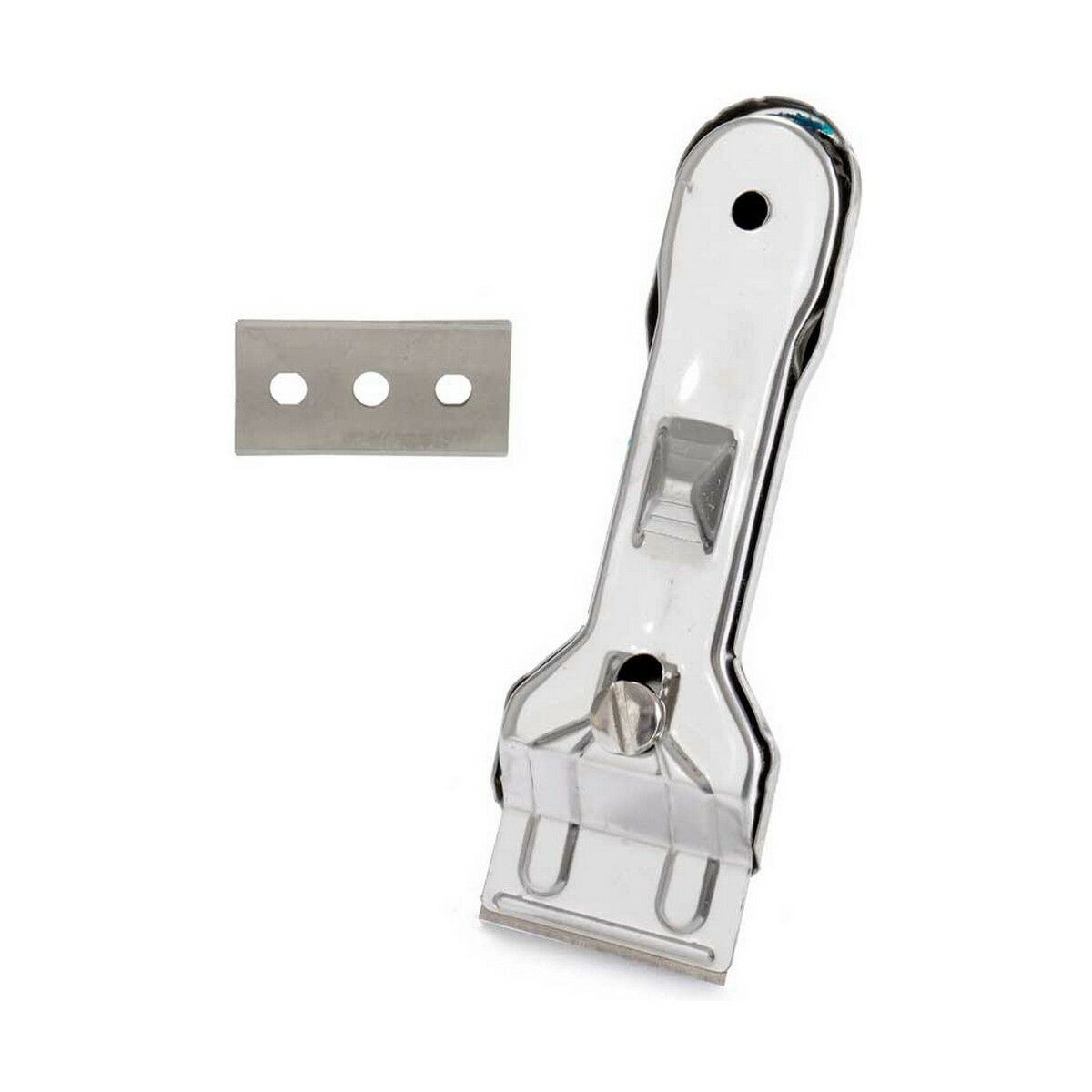 Raschietto per Vetroceramica Kinvara 22275 Argentato Metallo 13,5 x 4,5 x 1 cm (12 Unità) 3 S3623206_1