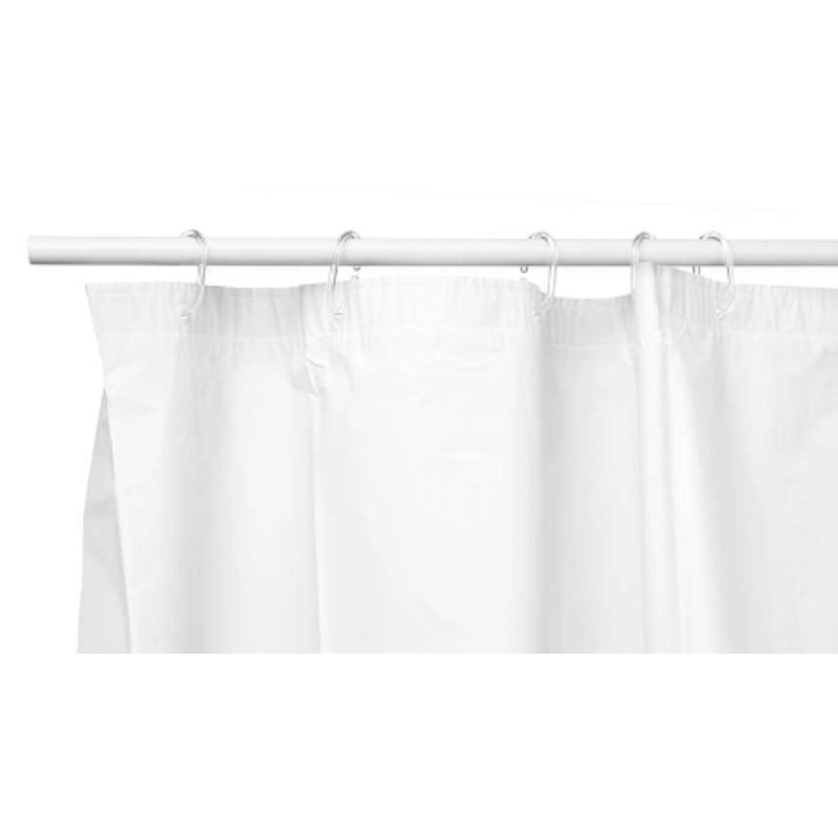 Tenda da Doccia Berilo 89375 Bianco Polietilene EVA 180 x 180 cm (12 Unità) 4 S3629440_2
