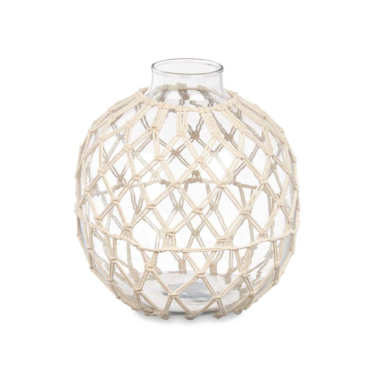 Sfera Decorativa Bianco Trasparente 21 x 23 cm (4 Unità) 3 S3630551_1