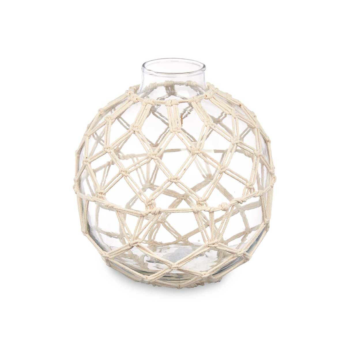 Sfera Decorativa Bianco Trasparente 18 x 20 cm (6 Unità) 3 S3630553_1