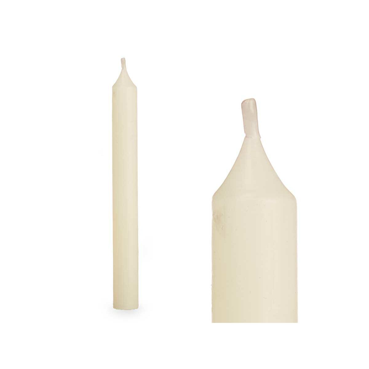 Set di Candele Acorde 123-B-AR Crema 2 x 2 x 15 cm (12 Unità) 3 S3631566_1