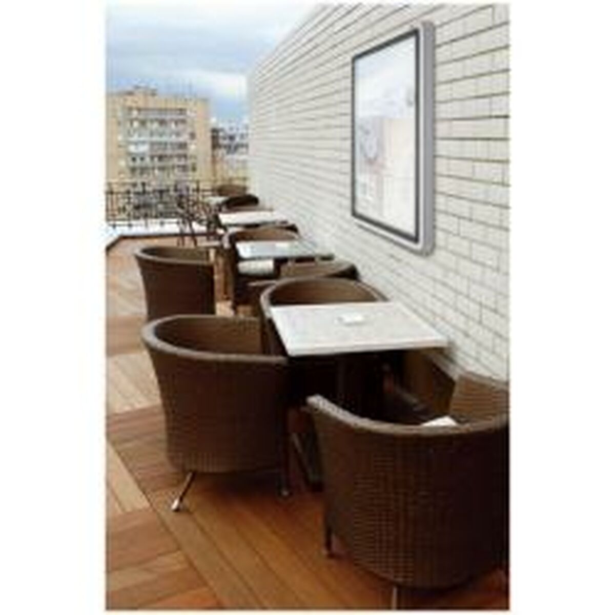 Tavola di sughero Nobo Bianco Alluminio 3 M0900065_1