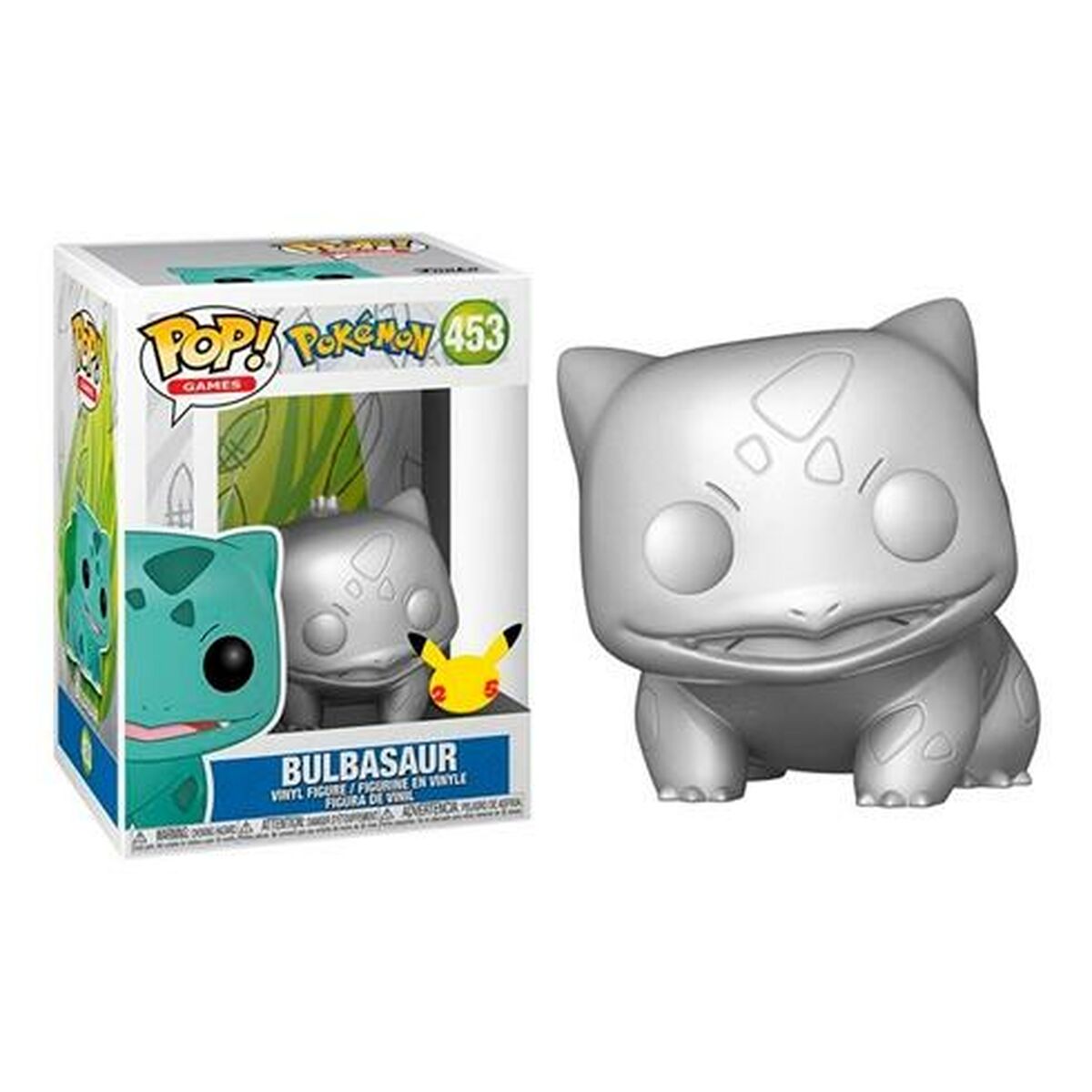 Personaggio Funko Pop! Bulbasur Nº453 in metallo Argentato 2 S8408156_0