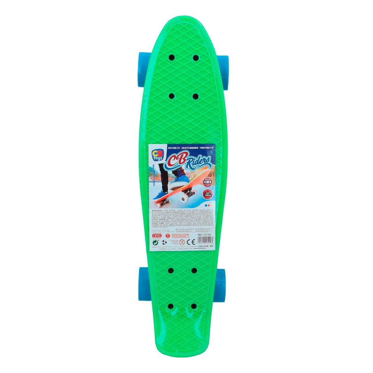 Skateboard Colorbaby Verde (6 Unità) 6 S8903231_4