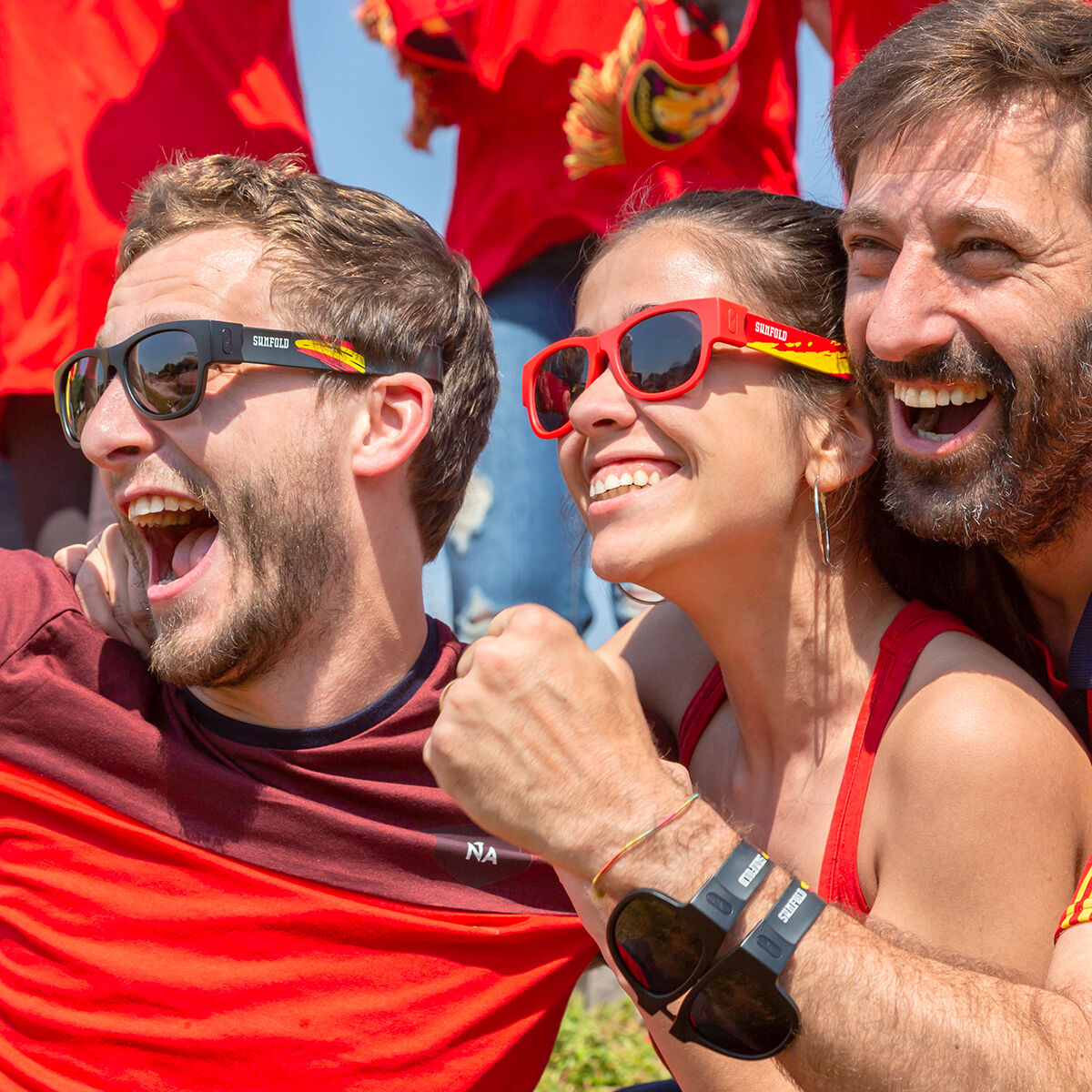 Occhiali da Sole Pieghevoli Sunfold Spain Red 3 V0101001_1