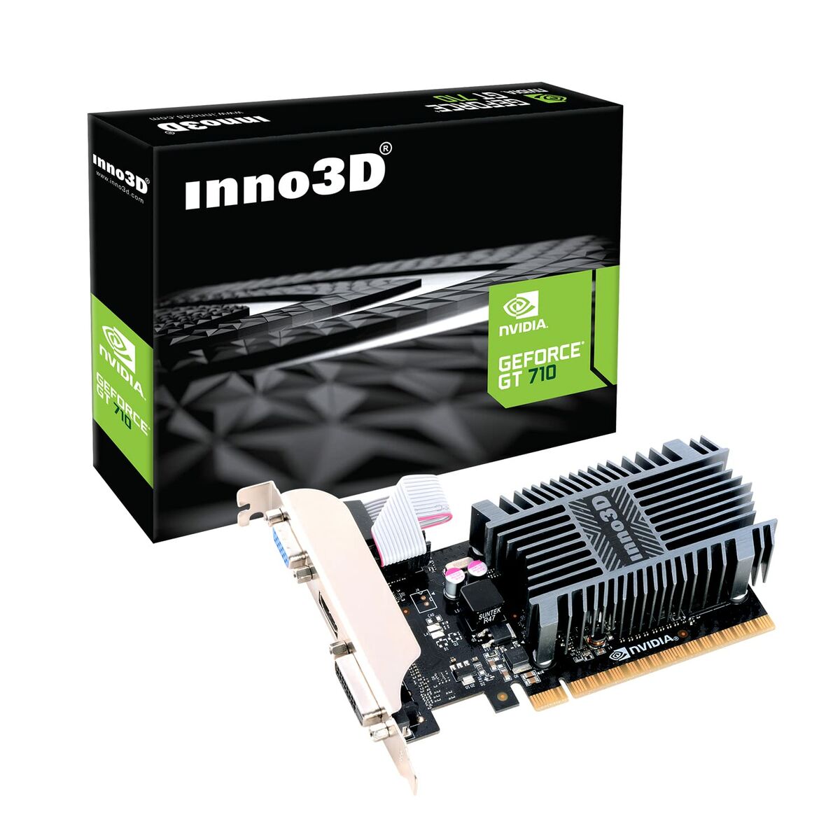 Scheda Grafica INNO3D N710-1SDV-E3BX NVIDIA GeForce GT 710 NVIDIA 2 GB 4 S9128855_2