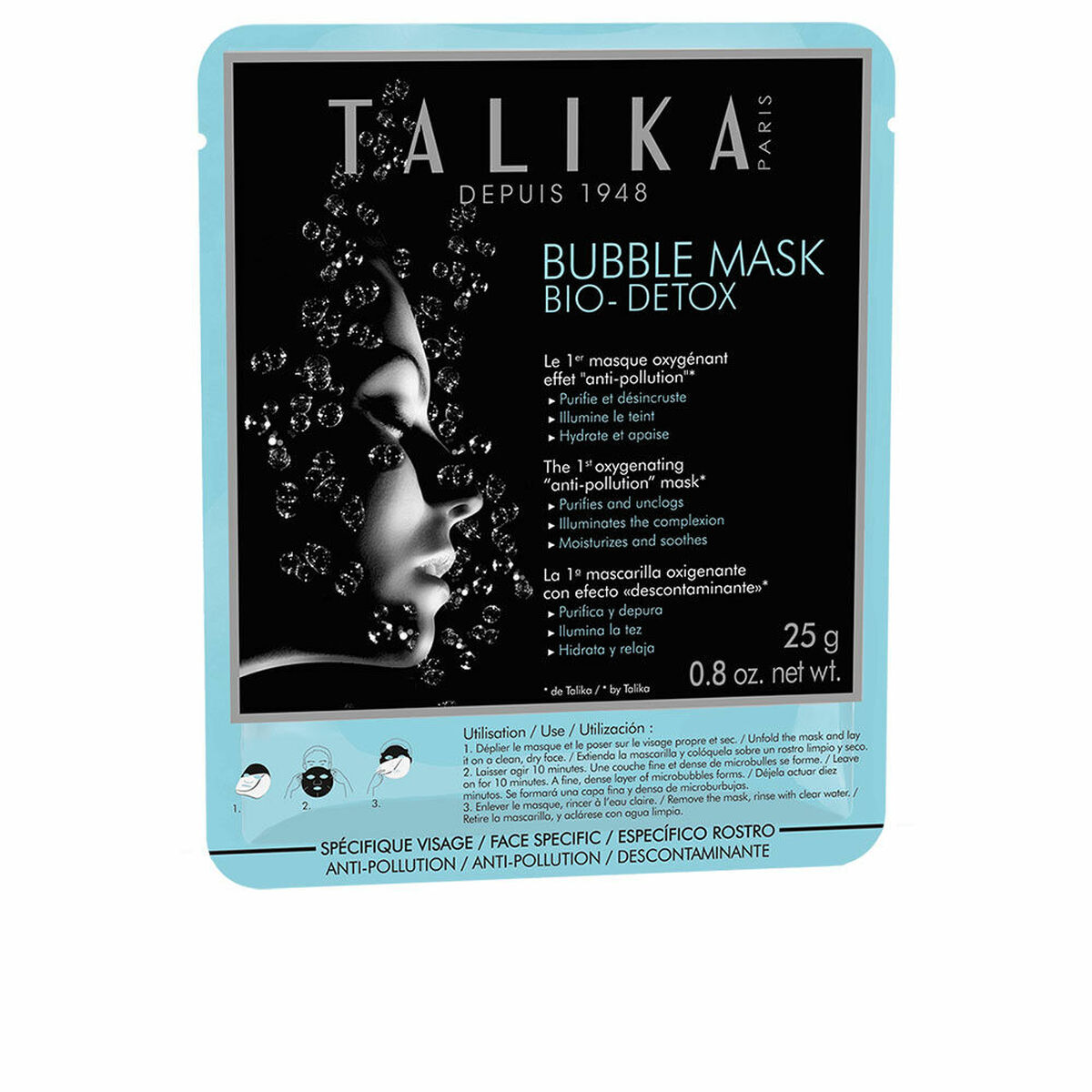 Maschera Detossificante Bubble Bio Talika Bubble Bio Detox 25 g 2 S0576250_0