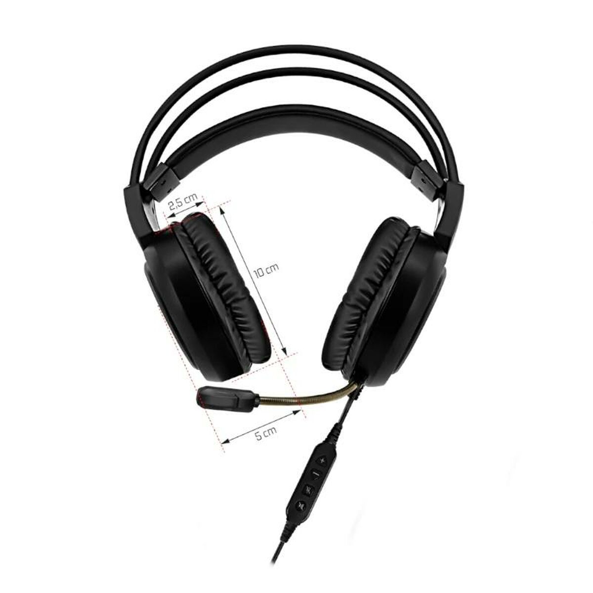 Auricolari con Microfono Spirit of Gamer Elite H10 Nero 4 S0238050_2