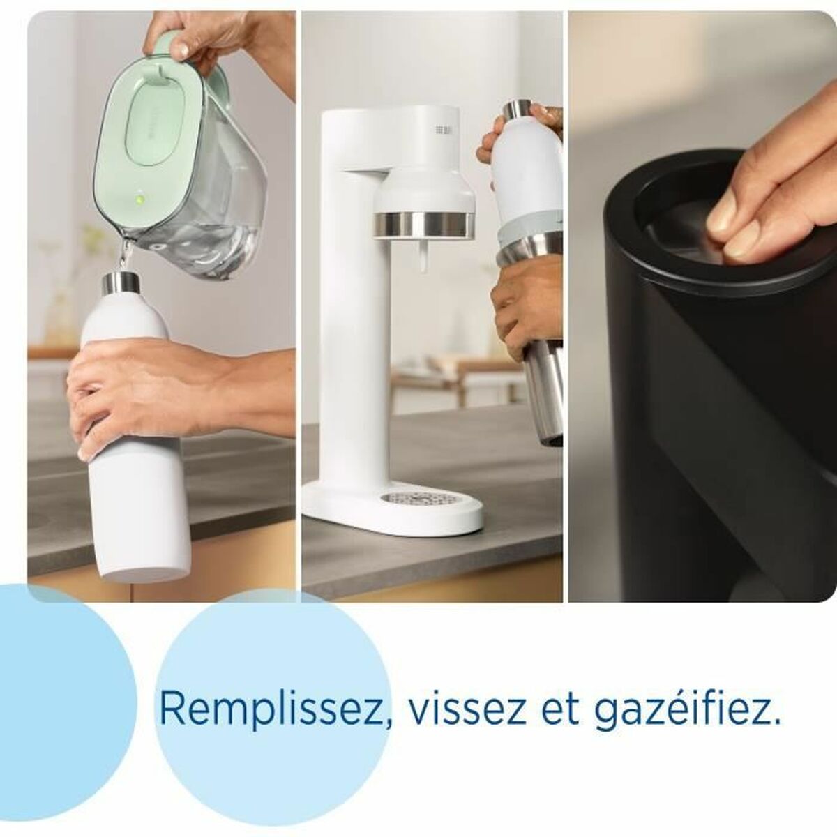 Macchina per Soda Brita sodaTRIO noir 5 S7192036_3