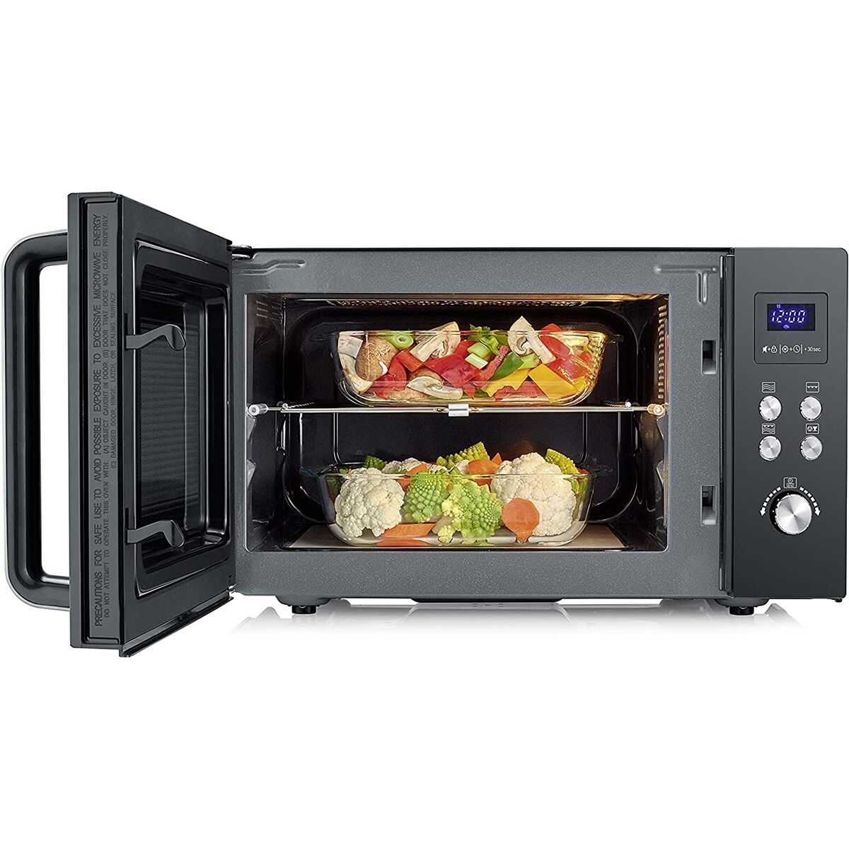 Microonde con Grill Severin 7763 25L 900 W Nero 3 S7602704_1