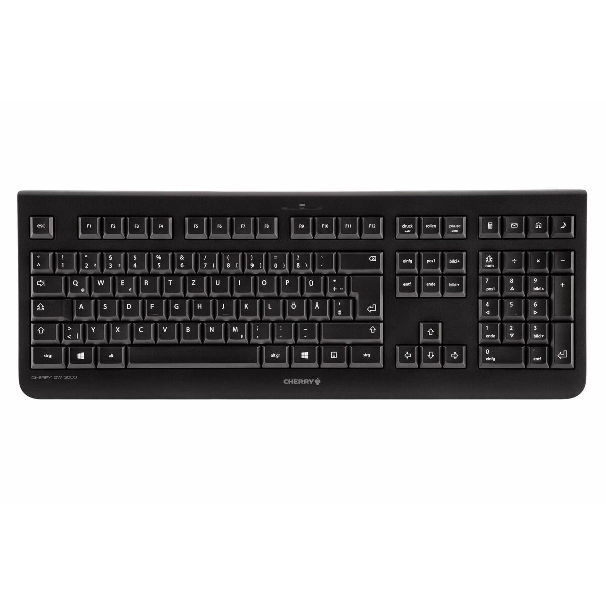 Tastiera e Mouse Cherry DW3000 Qwertz Tedesco Nero 2 S0239736_0