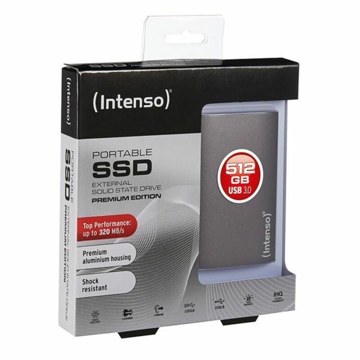 Hard Disk Esterno INTENSO 3823440 256 GB SSD 1.8" USB 3.0 Antracite 4 S0212394_2