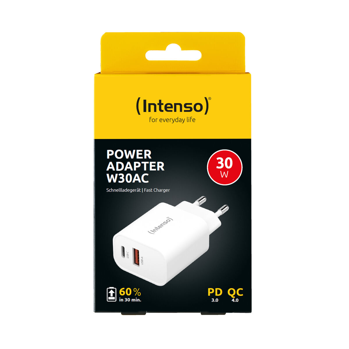 Caricabatterie da Parete INTENSO W30AC Bianco 30 W 3 S0242180_1