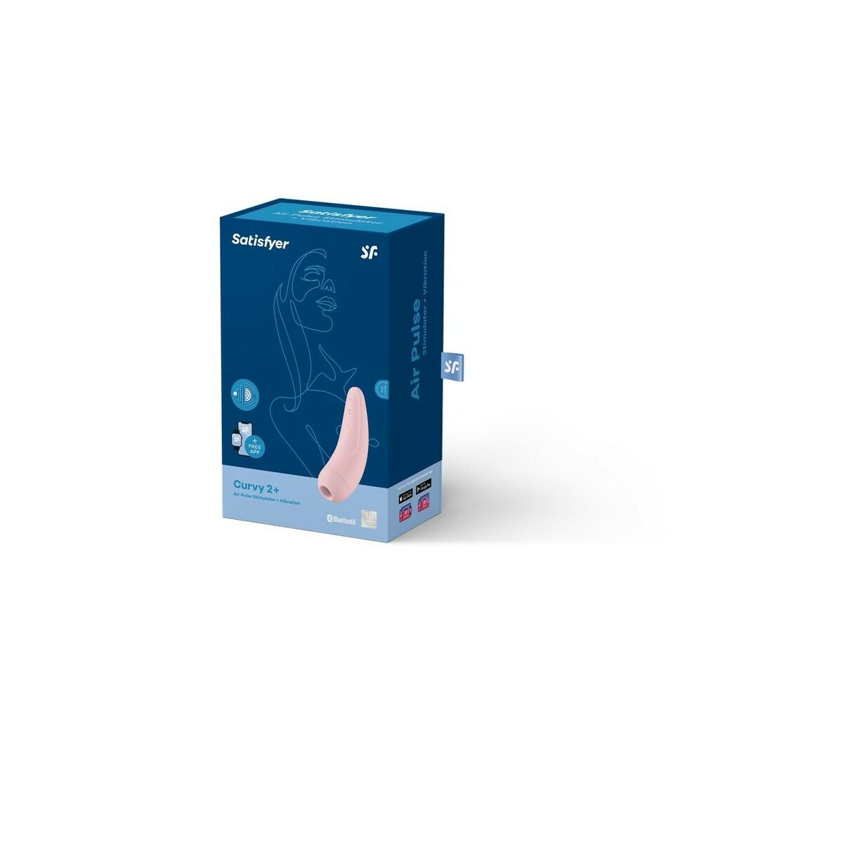 Vibratore Doppia Stimolazione Satisfyer Curvy 2 + Rosa 6 S0458727_4