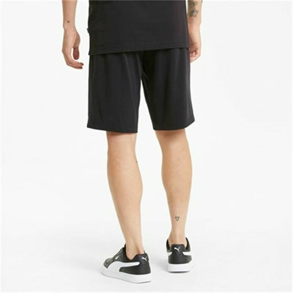 Pantaloni Corti Sportivi da Uomo Puma Essentials Nero 5 S6444130_3
