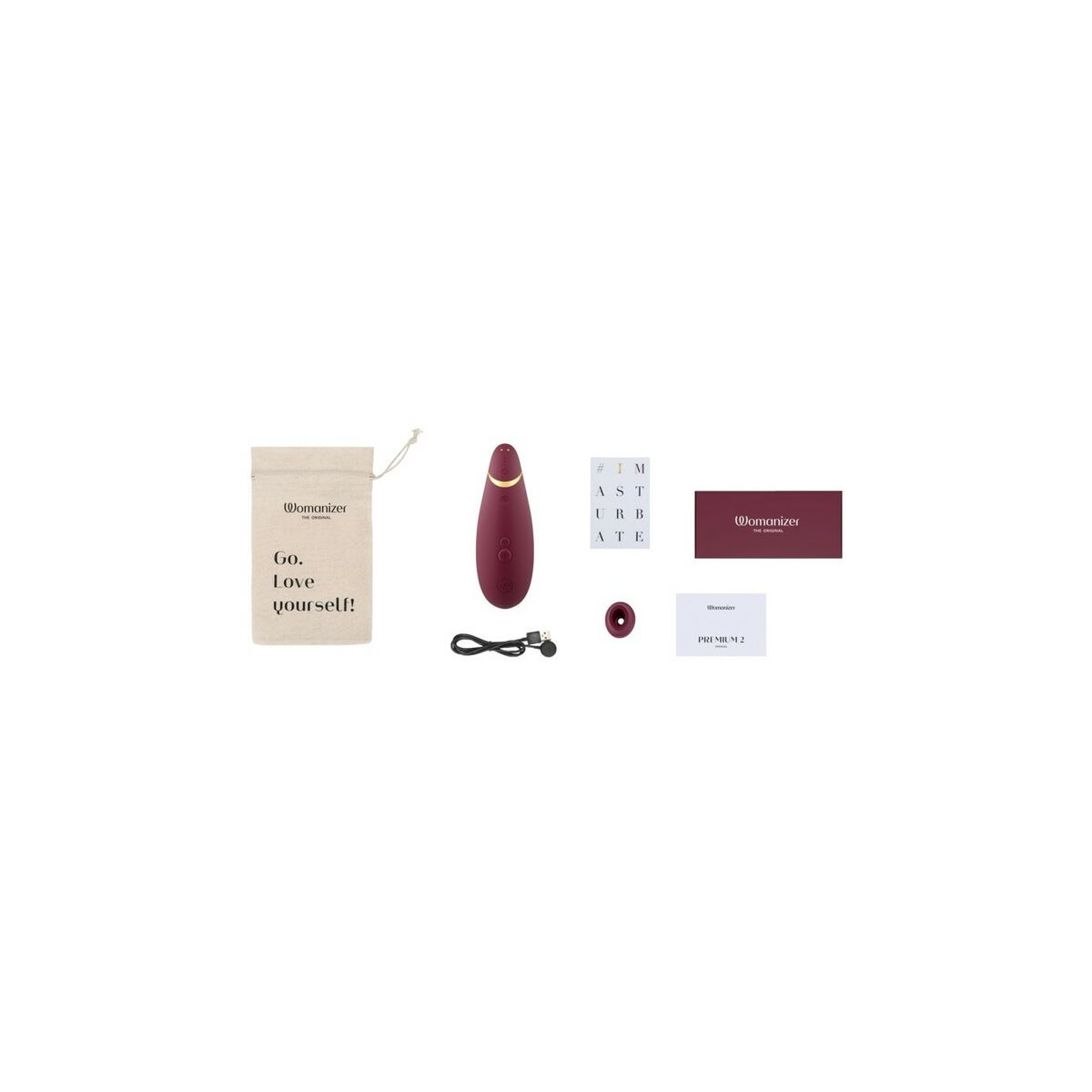 Succhia Clitoride Womanizer Premium 2 Bordeaux 5 M0402771_3