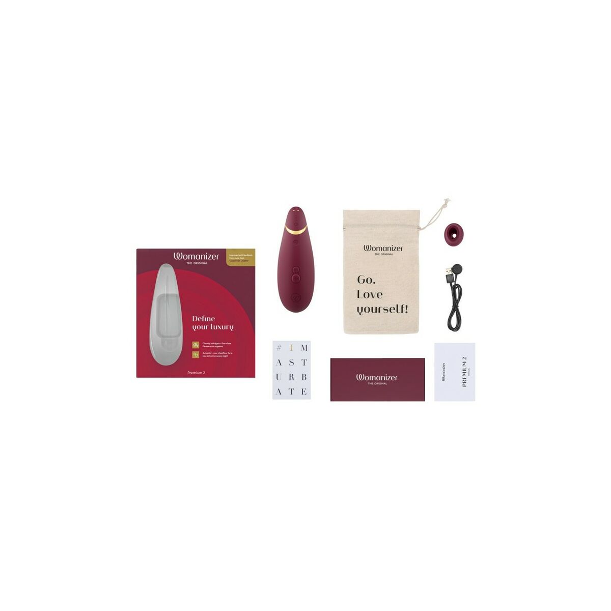 Succhia Clitoride Womanizer Premium 2 Bordeaux 6 M0402771_4