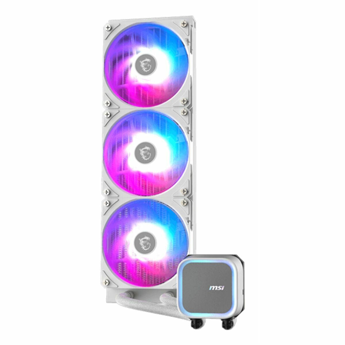 Custodia MSI 306-7ZWDA21-L80 Bianco Alluminio Rame 12 x 12 x 2,5 cm (1 Unità) 3 S5631163_1