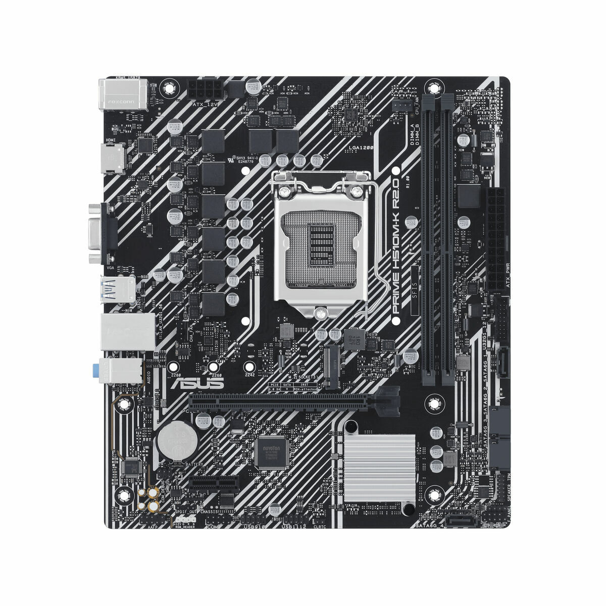 Scheda Madre Asus PRIME H510M-K R2.0 LGA 1200 Intel Intel H470 2 S0238113_0