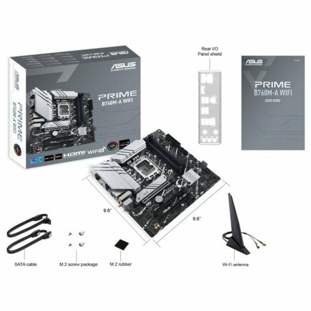 Scheda Madre Asus 90MB1EL0-M1EAY0 LGA 1700 Intel B760 8 S0242093_6