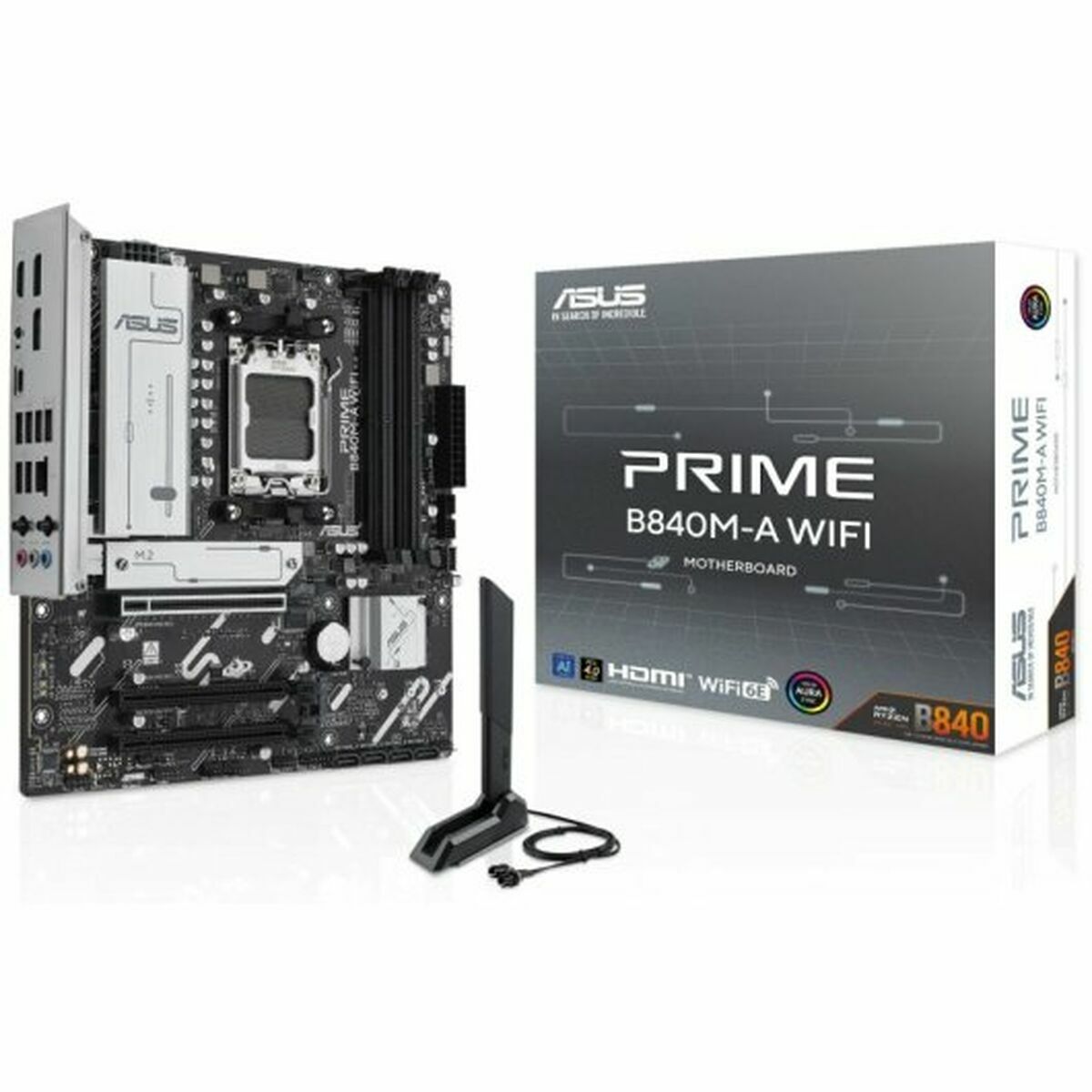 Scheda Madre Asus PRIME B840M-A WIFI Grigio 2 S0242879_0