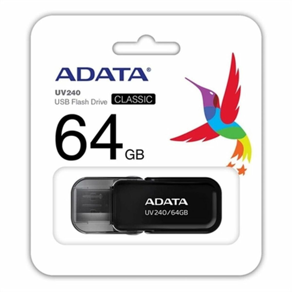 Memoria USB Adata AUV240-64G-RBK 64 GB Nero 3 S0233620_1
