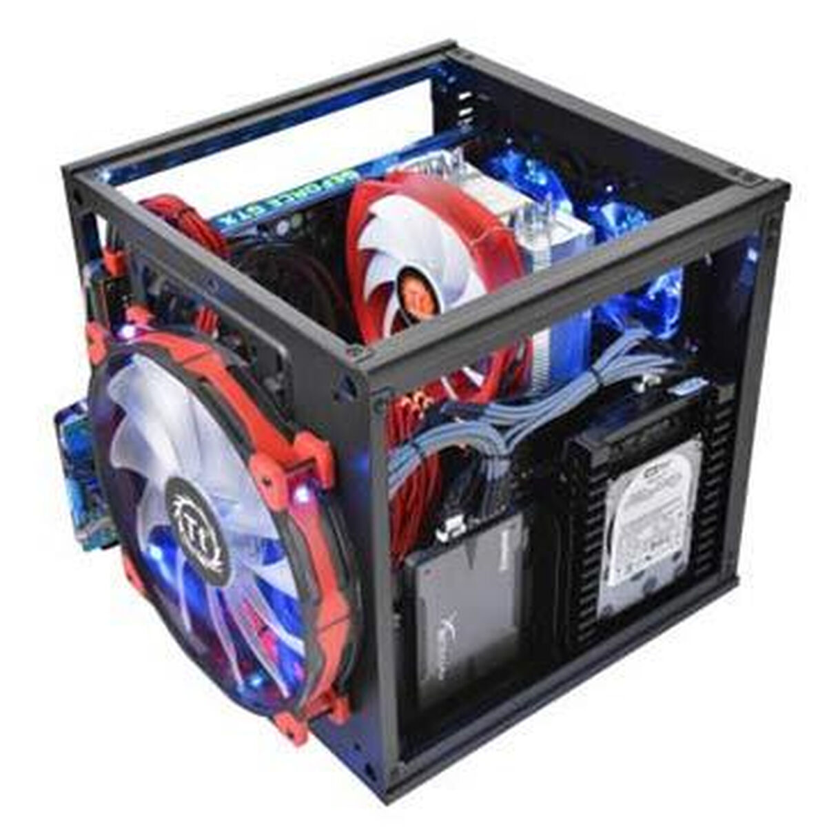 Case computer desktop ATX THERMALTAKE Core V1 Nero 9 S9144137_7