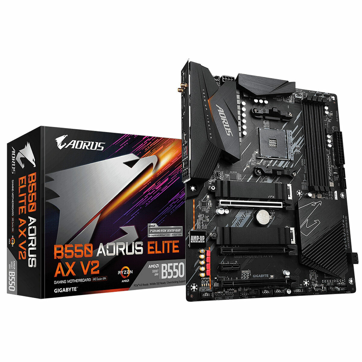 Scheda Madre Gigabyte B550 AORUS ELITE AX V2 AMD B550 AMD AMD AM4 2 S7187216_0