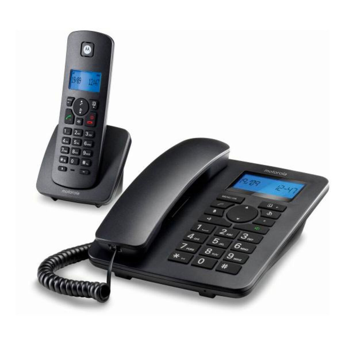 Telefono Fisso Motorola C4201 Combo DECT (2 pcs) Nero 2 S0224077_0
