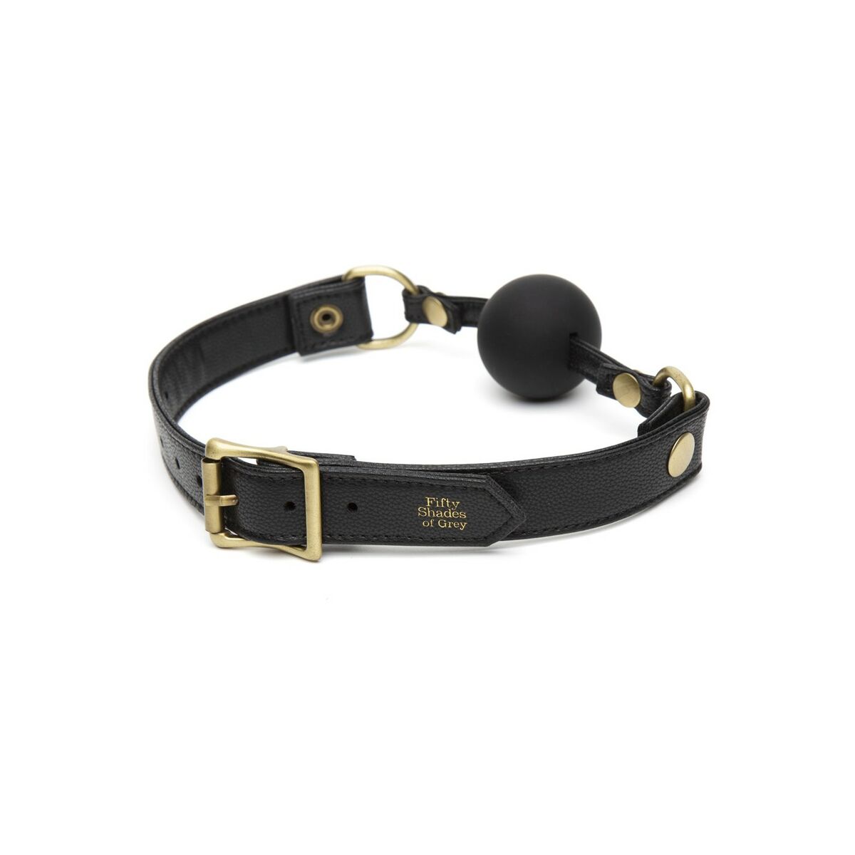 Solid Ball Gag Fifty Shades of Grey Bound to You Silicone Medio 3 M0402438_1