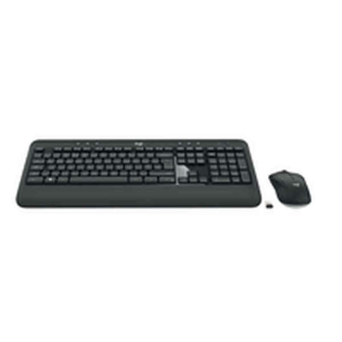 Tastiera e Mouse Wireless Logitech 920-008680 Nero Nero/Bianco Spagnolo Qwerty in Spagnolo QWERTY 2 S9904604_0