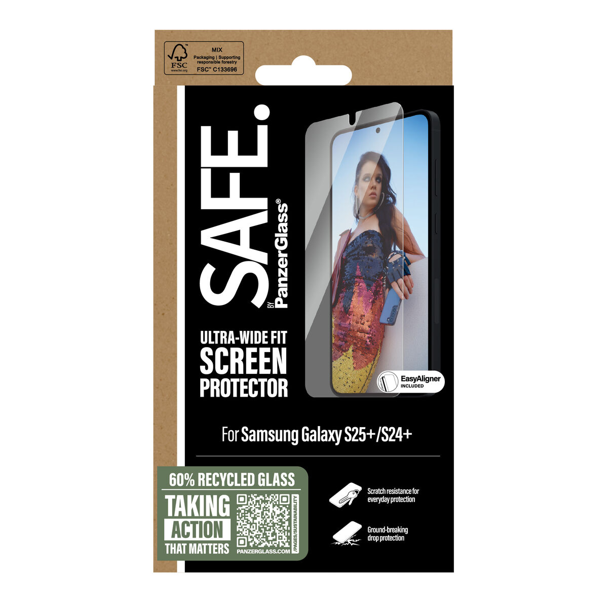 Protettore Schermo per Cellulare PanzerGlass Samsung S25+-S24+ 3 S0243075_1