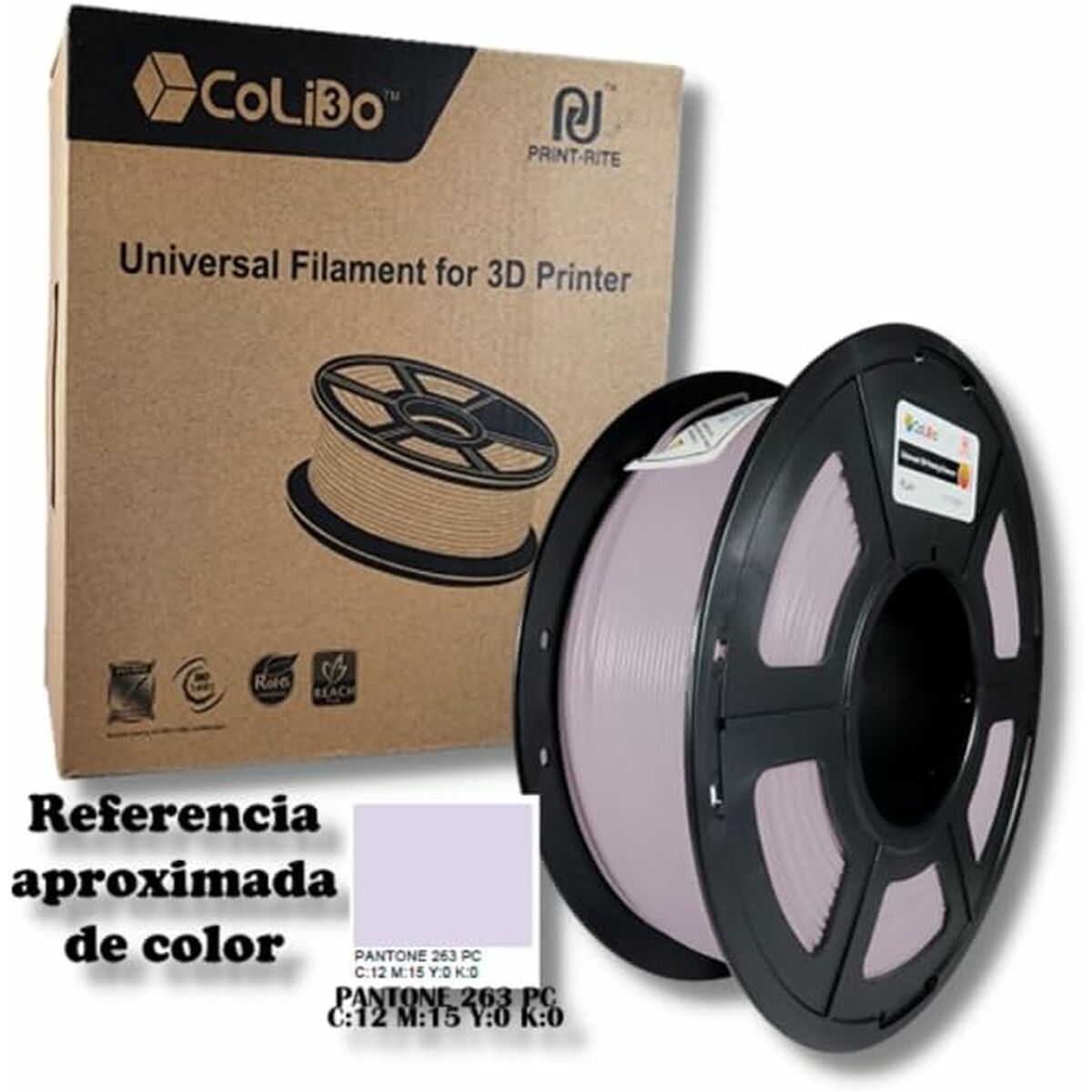 Bobina di Filamento CoLiDo Porpora 1 kg 1,75 mm 3 M0505129_1