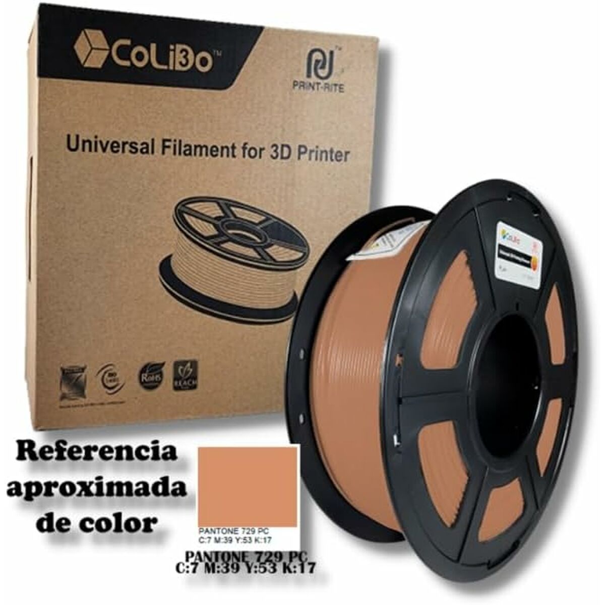 Bobina di Filamento CoLiDo Marrone Ø 1,75 mm 3 M0505127_1