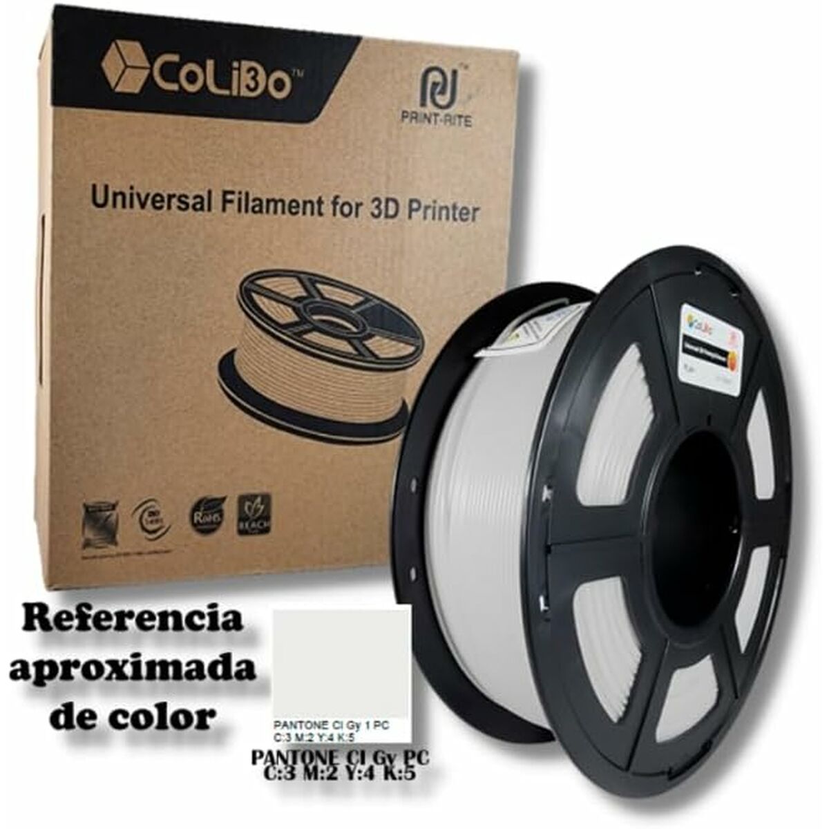 Bobina di Filamento CoLiDo COL3D-LCD163W Bianco 4 M0505121_2