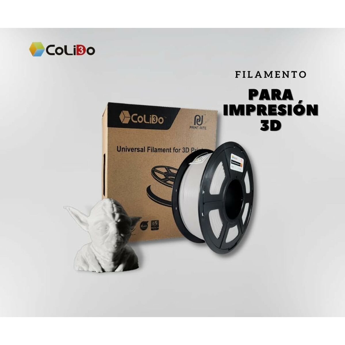 Bobina di Filamento CoLiDo COL3D-LCD163W Bianco 5 M0505121_3