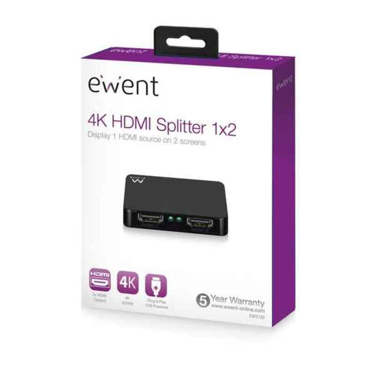 Switch HDMI Ewent EW3720 4K 5 S0230313_3