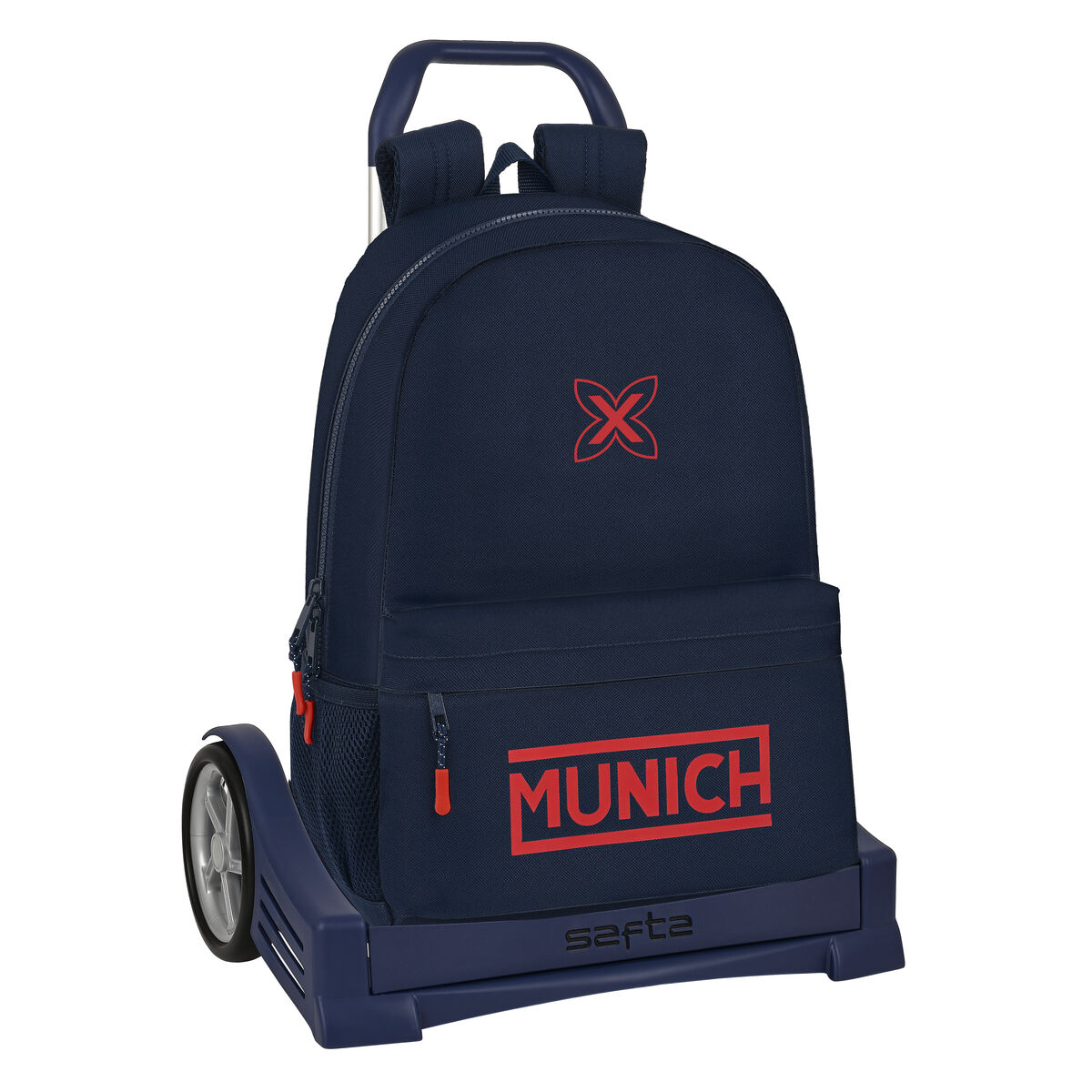 Trolley per la Scuola Munich Flash Blu Marino 30 x 46 x 14 cm 2 S4308812_0