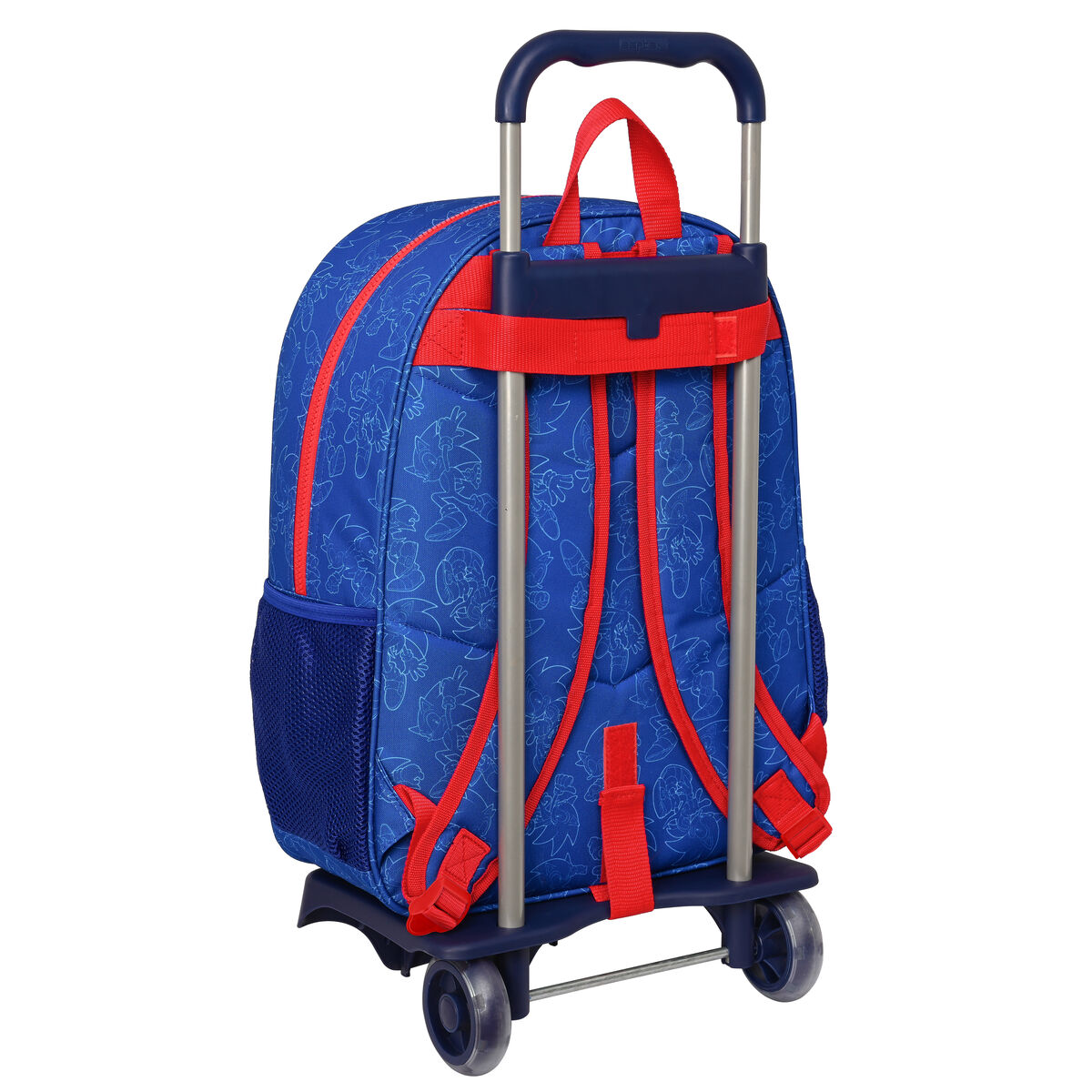 Trolley per la Scuola Sonic Let's roll Blu Marino 33 x 42 x 14 cm 4 S4308541_2